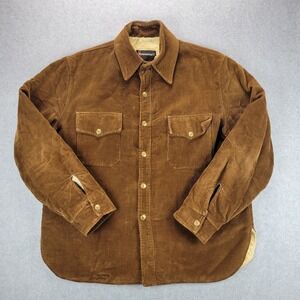 VTG Penneys Corduroy Jacket L Towncraft Corduroy 60s 70s Sherpa Lined Western